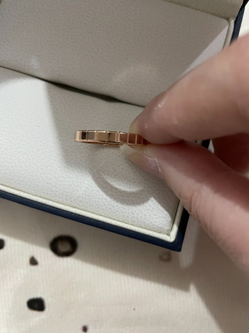 Chopard Ice Cube Rose Gold Ring - Picture 7 of 7